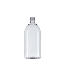 1L Clear PET Pharma Sirop Bottle, 28mm ROPP Neck